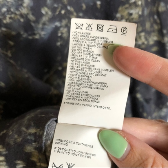 MM6 Margiela Fall 2012 distressed dark floral sleeveless blouse size EU40 small - Picture 3 of 9